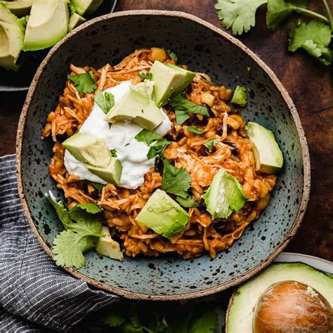 Instant Pot Chicken Taco Bowls - Salt & Baker