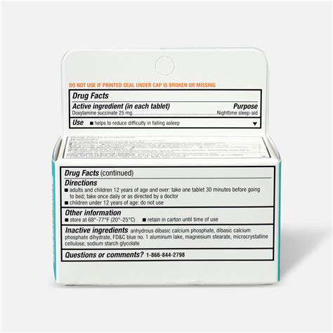 Unisom SleepTabs, Nighttime Sleep-Aid Tablets, 48 ct.