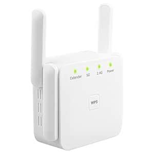 ZEORGIA AC1200 Dual Band WiFi Repeater| Range Extender, Boost Signal ...