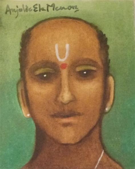 "Untitled": Light Brown Oil Painting by Anjolie Ela Menon | ArtZolo.com