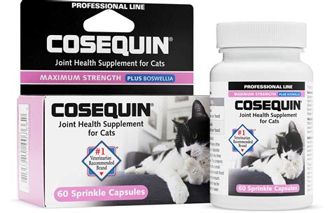 Cosequin for Cats Max Strength + Boswellia Capsules - 60 Count ...