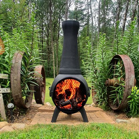 Chiminea Fire Pits Clay Chiminea Fireplace Sun Design Outdoor Wood