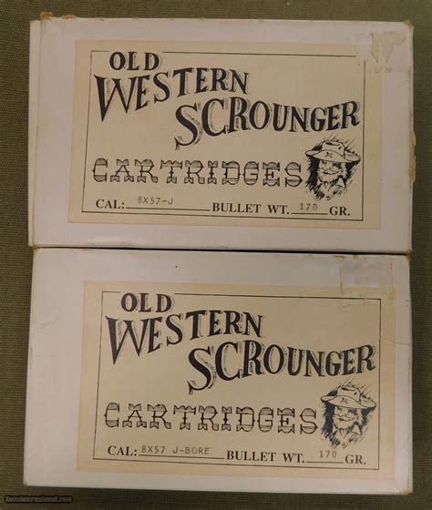 Old Western scrounger 8 x 57 j-bore ammo
