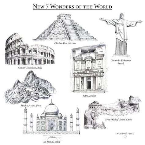 Wonders in the World Hand Out 的图像结果