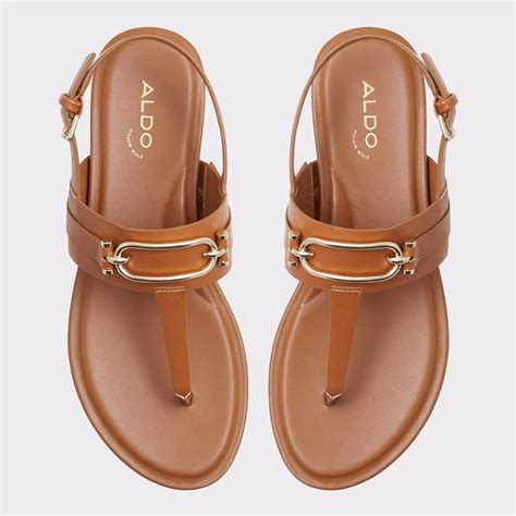 Adraynwan Medium Brown Women's Flat Sandals | ALDO US