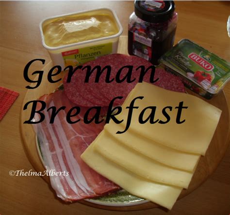 Typical German Breakfast