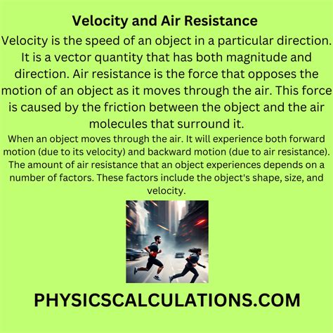 Air Resistance Definition