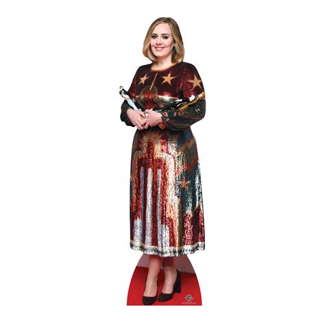 CS636 Adele Height 176cm Lifesize Cardboard Cutout – Star Cutouts