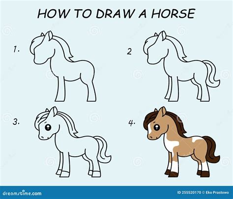 How To Draw A Horse Step By Step Easy How To Draw A Horse Face Easy