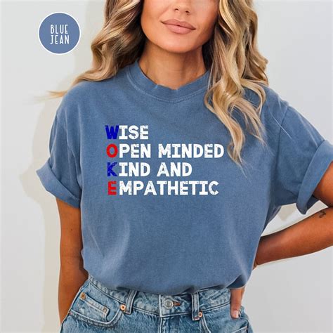 WOKE Definition Shirt, True Meaning of Woke Comfort Colors® T-shirt Gift for Democrat, Liberal ...