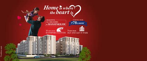 Gated community 2 and 3 BHK apartments or flats for sale in Manapakkam ...