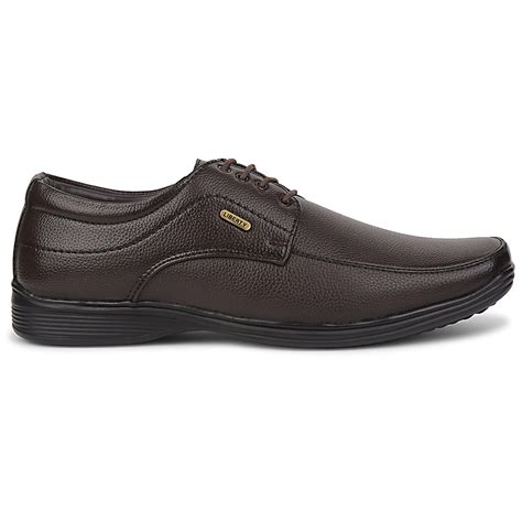 Buy Fortune Brown Formal Lacing Derby Shoes For Men R573-05 By Liberty