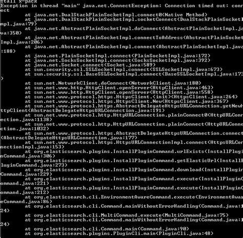 Connect Exception in Java 的图像结果