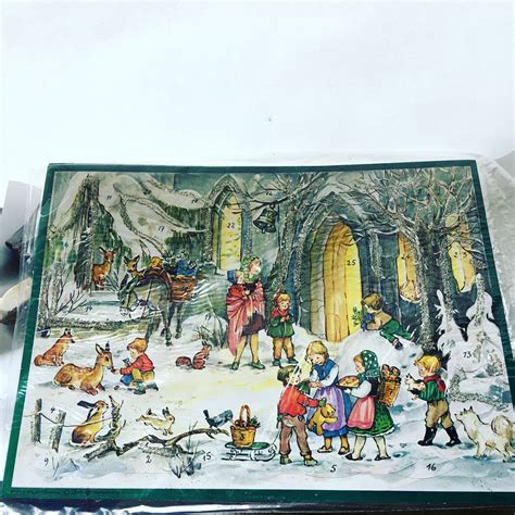 Traditional German Paper Advent Calendars - German Christmas Markets
