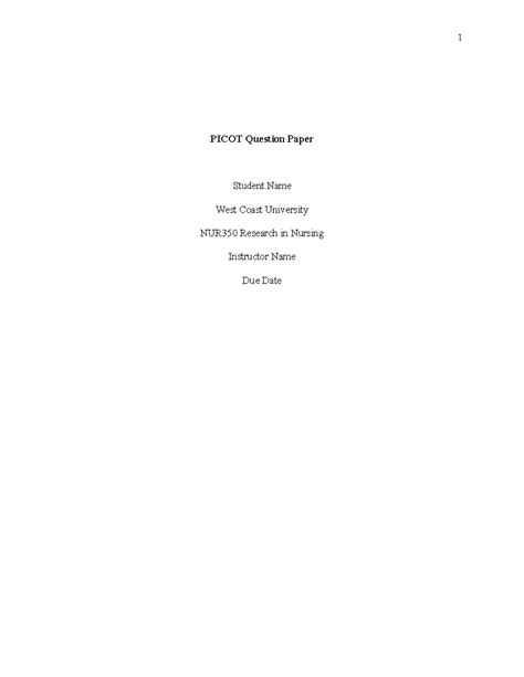 Image result for Picot Paper Example