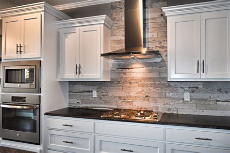 Wood Backsplash Kitchen