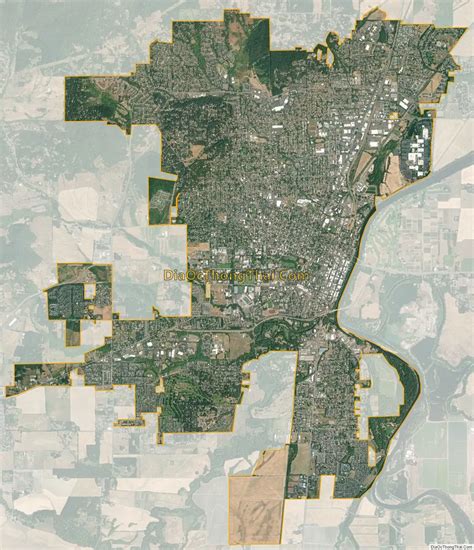 Map of Corvallis city, Oregon - Thong Thai Real