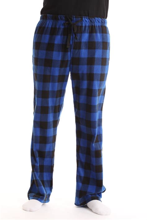 #followme Microfleece Mens Buffalo Plaid Pajama Pants with Pockets ...