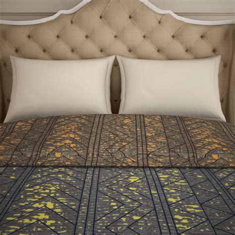 Buy SPACES Atrium Printed Double Bed Quilt - 218 x 240 cm from Spaces ...