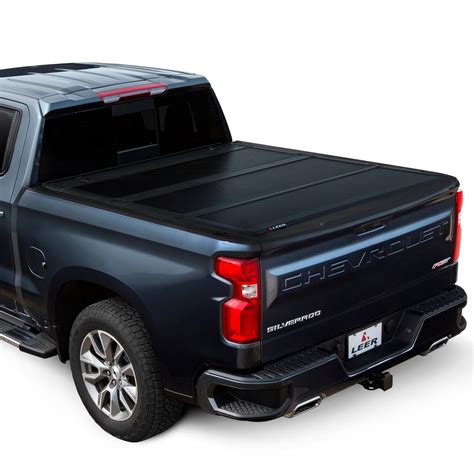 LEER HF350M Tri-Folding Truck Bed Tonneau Cover, Fits Chevy Silverado ...