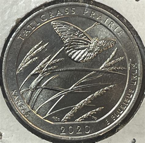 RARE 2020-W V75 Privy Tallgrass Prairie West Point Minted Quarter ...