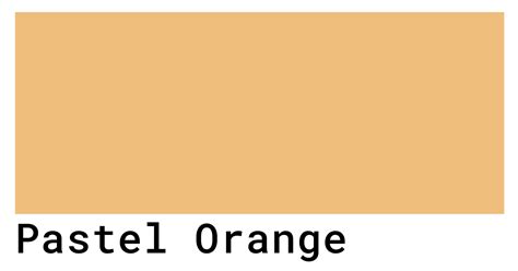 Is Orange Considered A Pastel Color at Eden Disney blog
