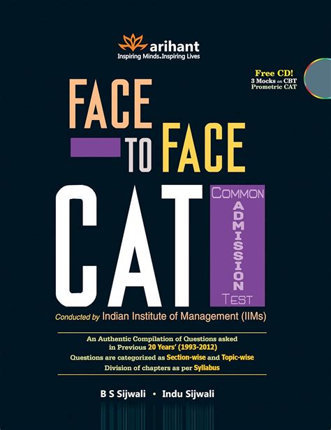 Face To Face CAT Common Admission Test: Amazon.co.uk: 9789350942086: Books