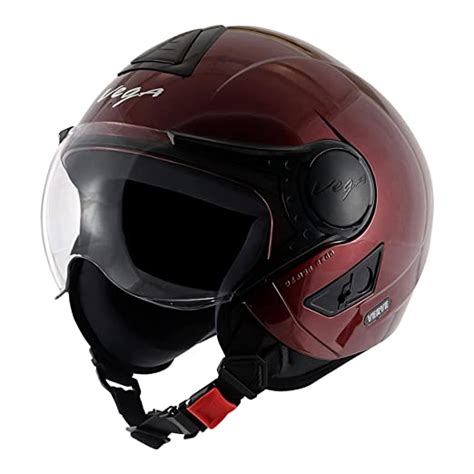 Vega Verve Burgundy Helmet-M : Amazon.in: Car & Motorbike