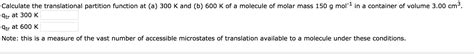 Image result for Translational Partition Function Explained