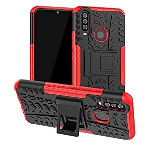 Prime Retail Back Cover Kickstand View Armor Case for Vivo Y17 (Red ...