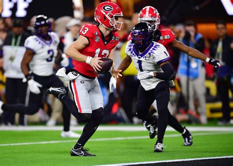 College football championship 2023: Top photos from Georgia vs. TCU