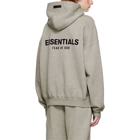 Fear of God Essentials Hoodie Dark Oatmeal – STEALPLUG KL