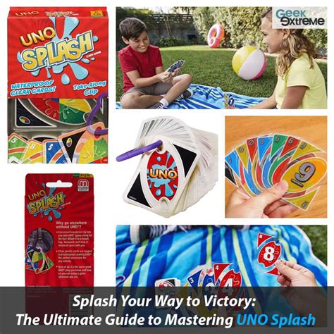 The UNO Splash Rules And Cards - Learning Board Games