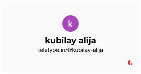 kubilay alija — Teletype