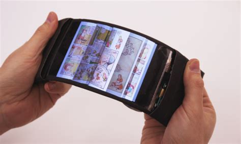 MagicScroll è il touchscreen pieghevole generato da un cilindro di ...