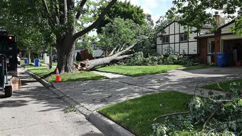 Strong storms leave hail, wind damage