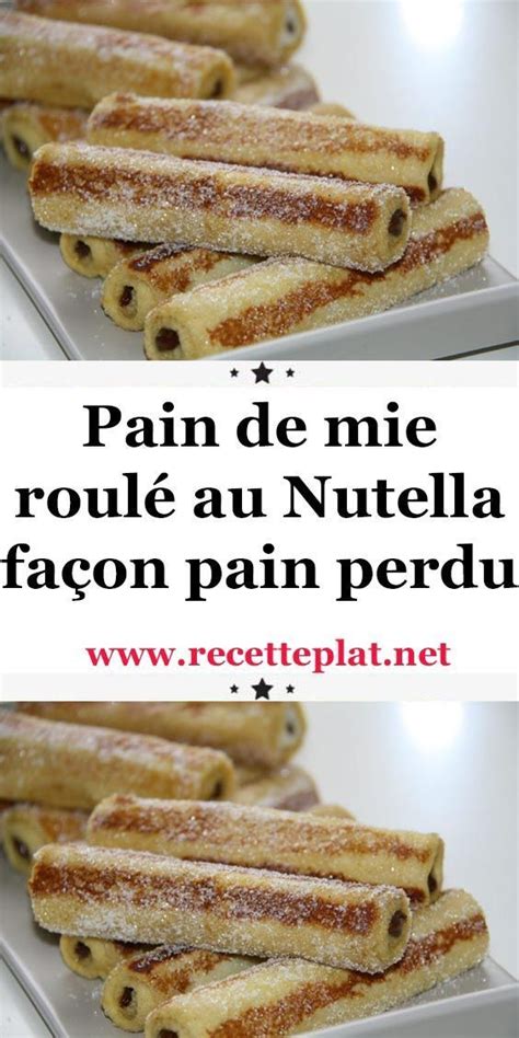 pain de mie au nutella
