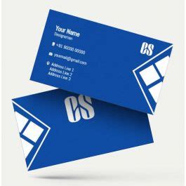 CS Card Templates with Logo – Edit Now & Print Anywhere in India