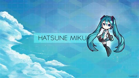 Chibi Hatsune Miku HD Anime Vocaloid Wallpaper Magic