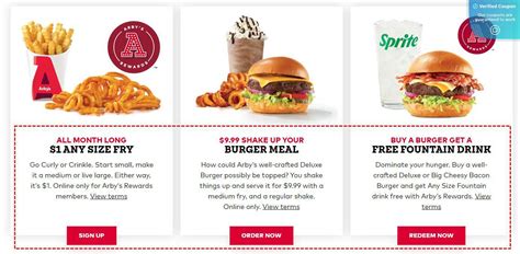 25% Off Arby's Coupons & Coupon Codes - January 2025