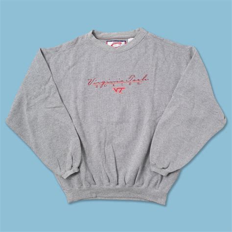 Vintage Virginia Tech Sweater Large | Double Double Vintage