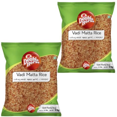 Double Horse Matta Red Rice 2Kg*2 | 4kg | Pack of 2 | Parboiled Rice ...