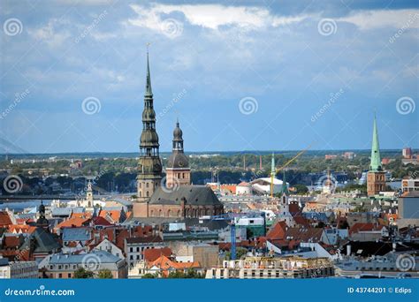 Capital City of Latvia Riga. Stock Image - Image of peter, house: 43744201