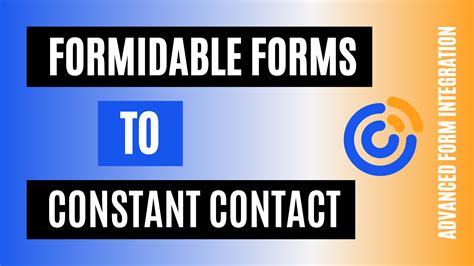 How to integrate weForms with Constant Contact Easily | Advanced Form ...