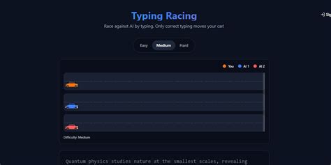 Typing Fast Challenge 的图像结果