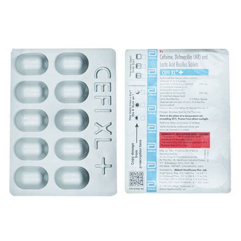 Cefi XL Plus Tablet | Uses, Side Effects, Price | Apollo Pharmacy