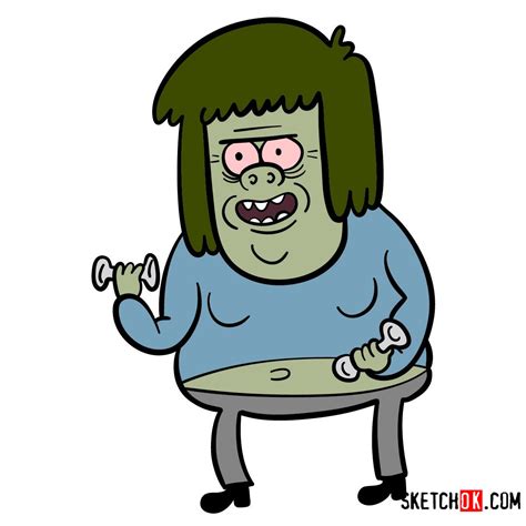 How to Draw Muscle Man: Regular Show Character Tutorial