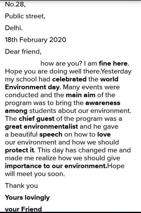 Write a letter to your friend encouraging him/her to join the eco club ...