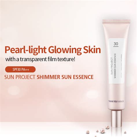 Thank You Farmer Sun Project Shimmer Sunscreen Essence SPF30 PA++ ...