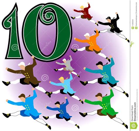 10th Day of Christmas | 10 days of christmas, 12 days of christmas ...